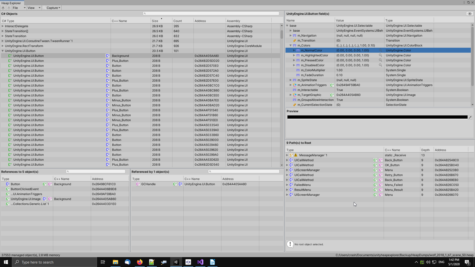 C# Objects View alt text