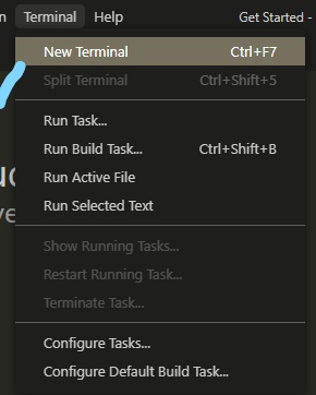 Vscode New terminal