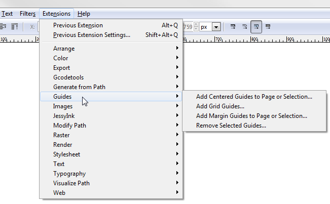 menu guide extensions