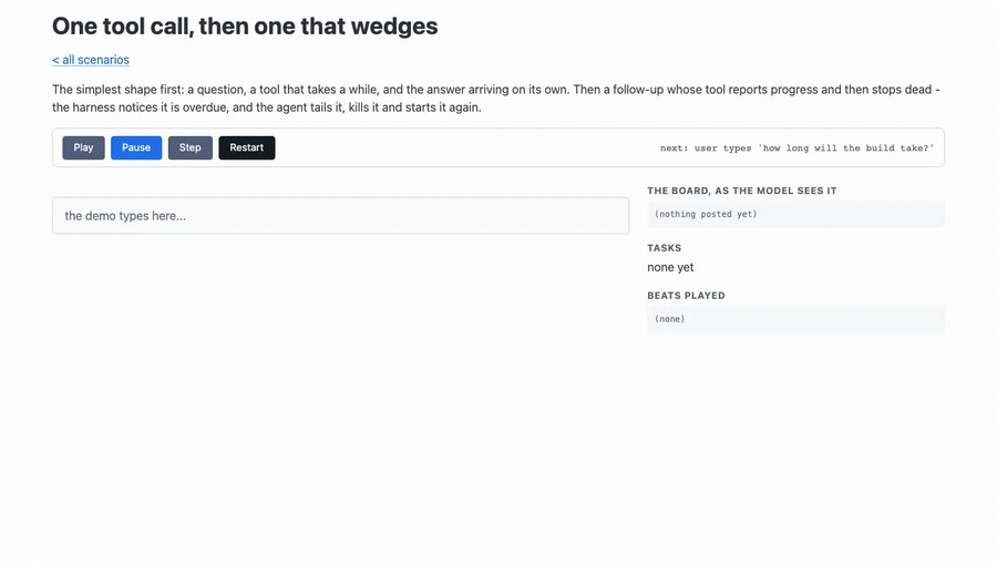a tool wedges, the agent kills it and retries