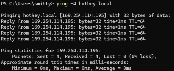 example ping