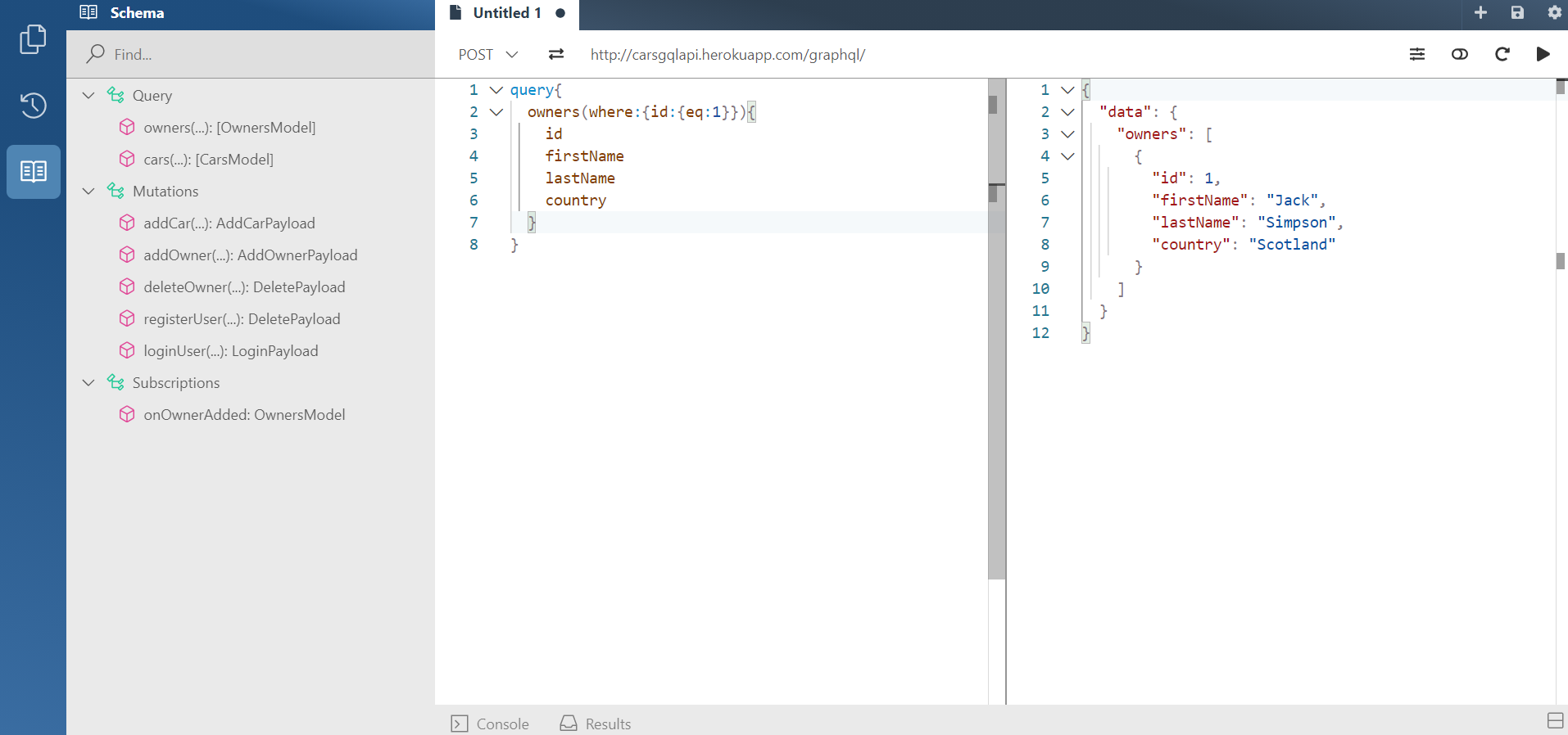 GitHub - ptakpiotr/carsgql: 🚗Simple GraphQL API made with HotChocolate