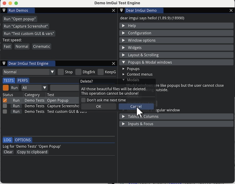 demo testengine