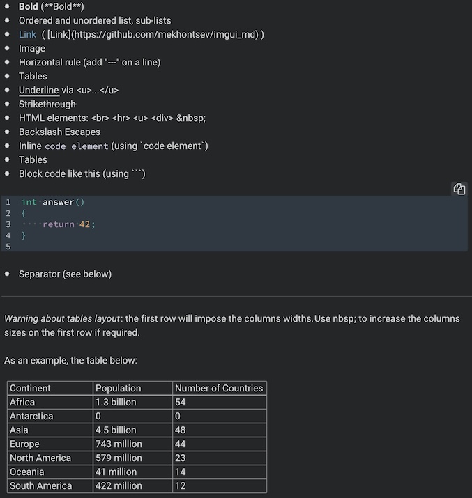 demo widgets md