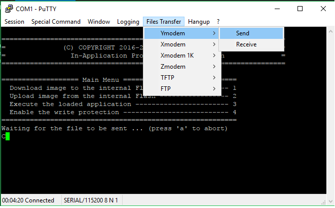 Bootloader sequence