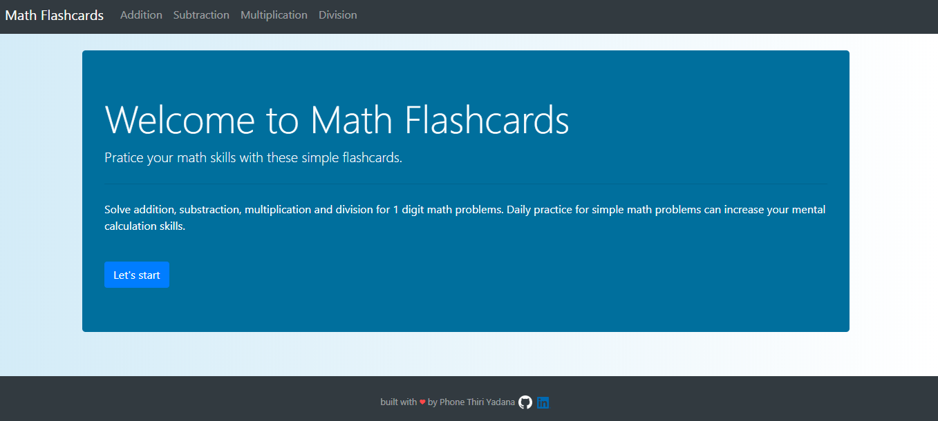 Math Flashcards