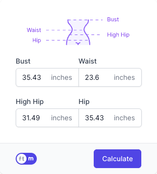 Body Type Calculator Input Form Body Type Calculator Input Form