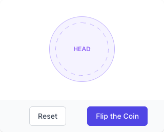 Flip a Coin Input Form Flip a Coin Input Form