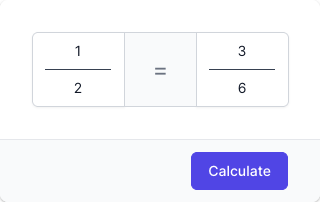 Proportion Calculator  Input Form