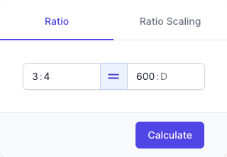 Ratio Calculator Input Form Ratio Calculator Input Form