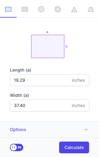 Square Footage Calculator Input Form Square Footage Calculator Input Form