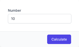 Square Root Calculator Input Form