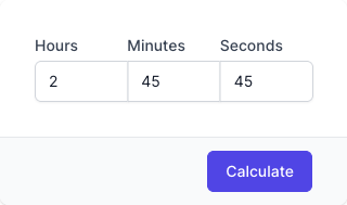 Time to Decimal Calculator Input Form Time to Decimal Calculator Input Form