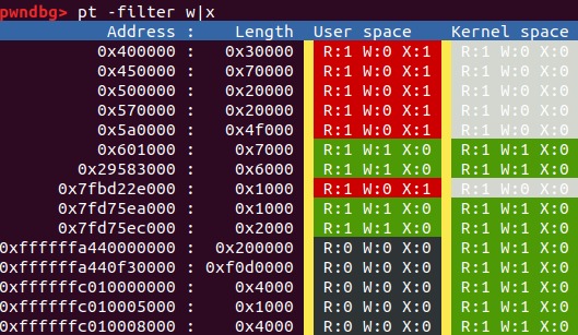 aarch64: write or executable pages