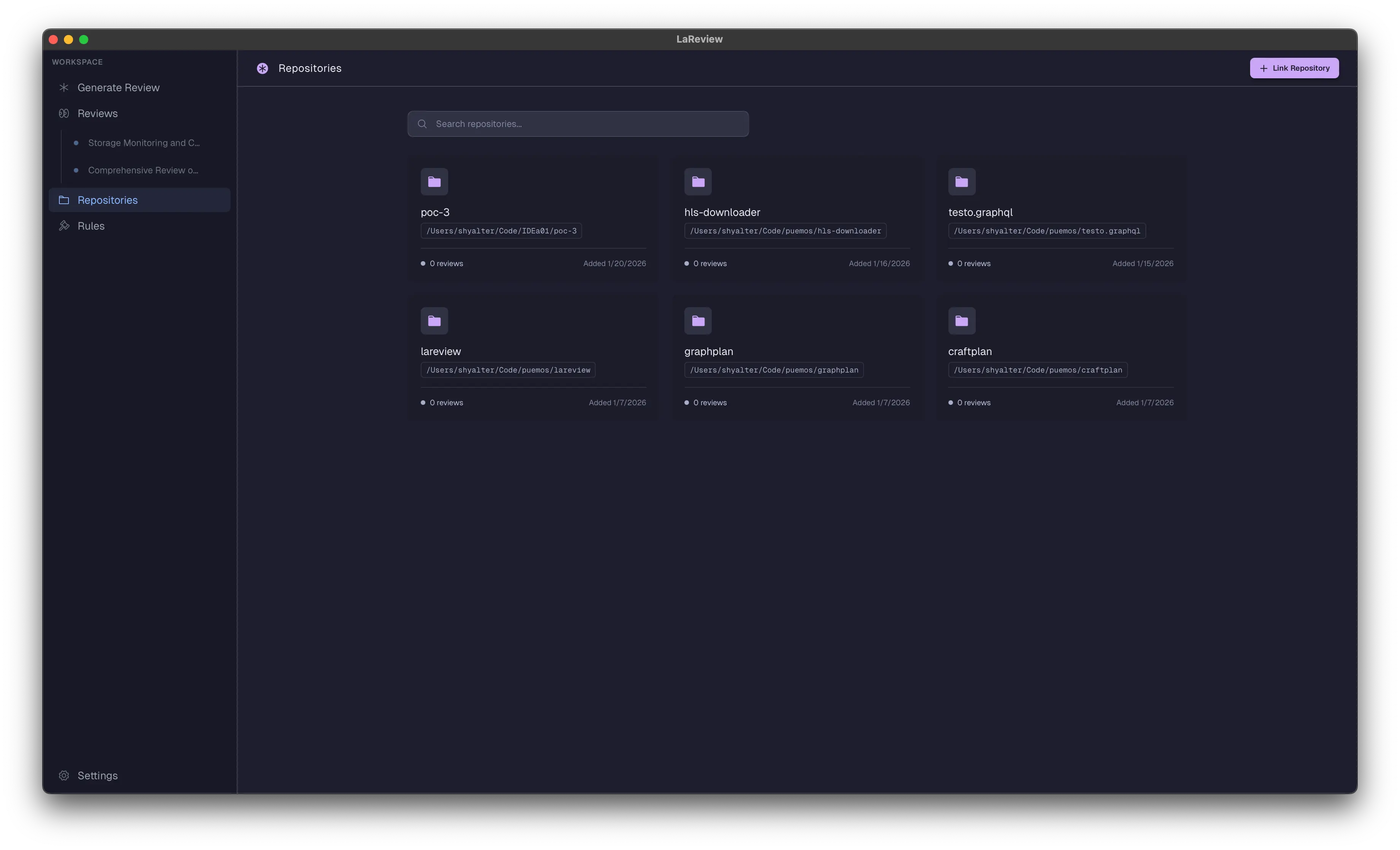 Linked Repositories
