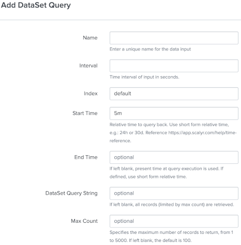 Setup query indexing