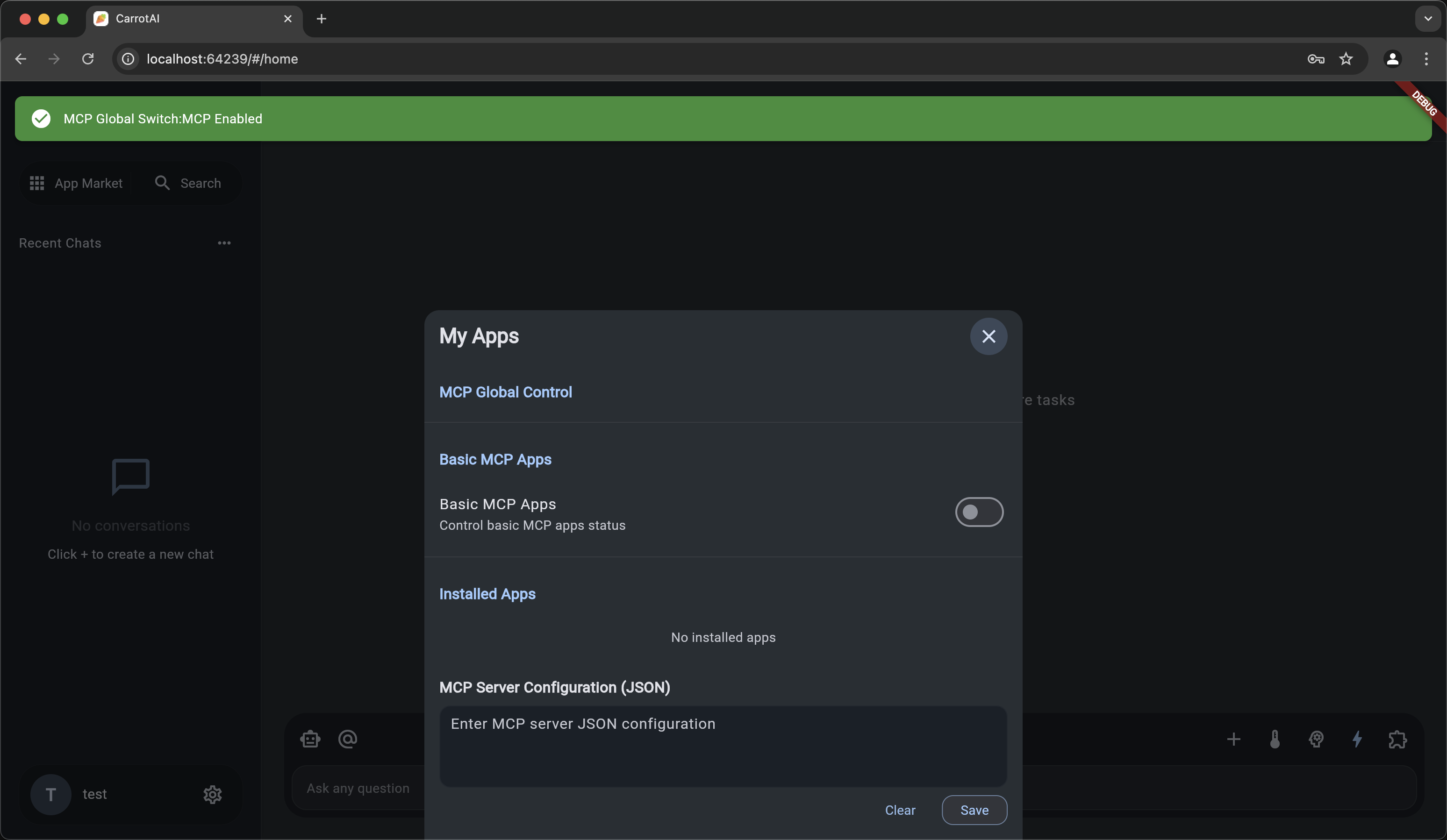 app installed