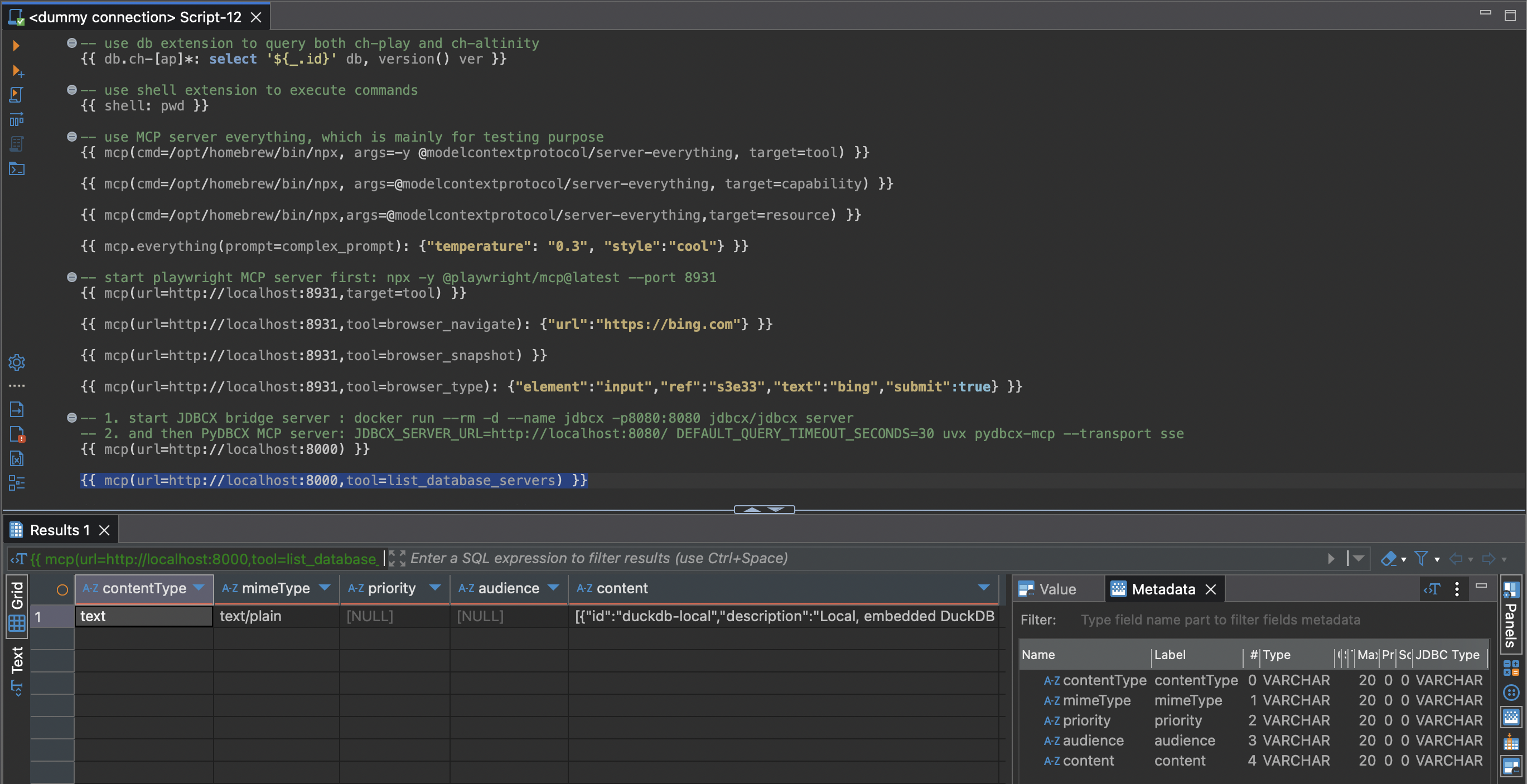 JDBC Client - DBeaver