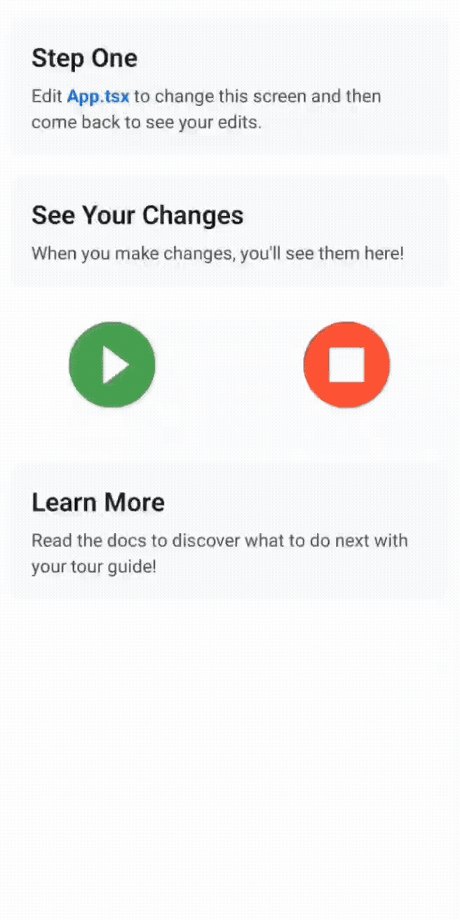 Demo Example App Recording