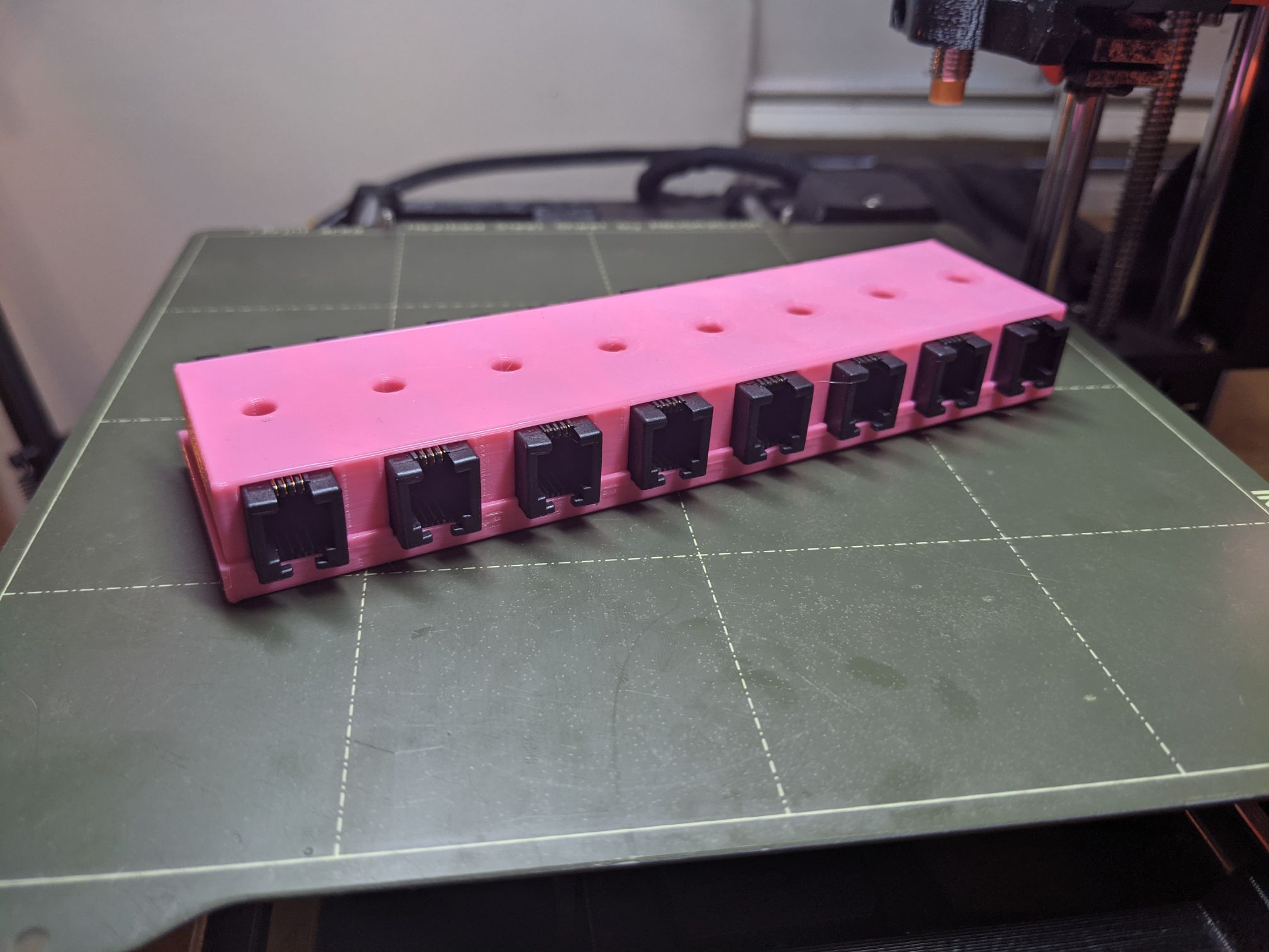 Picture of completed second step of installation process