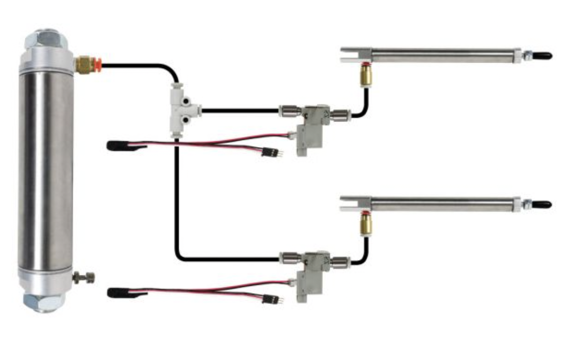 Example system (from Vex Pneumatics Product Page)