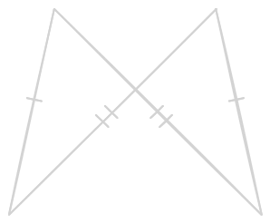 An antiparallelogram