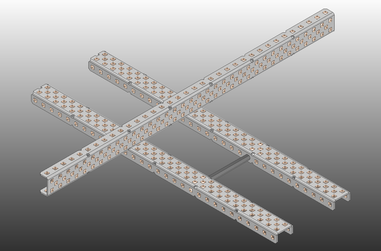 Placed 1x2x1x35 C-Channel
