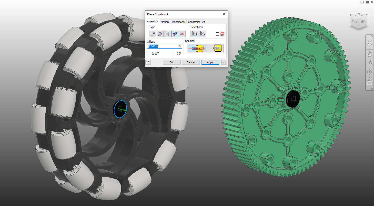 Insert Wheel Selection