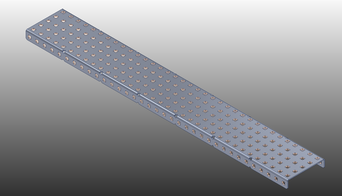 Steel 5 Wide with Shaded with Edges Visual Style