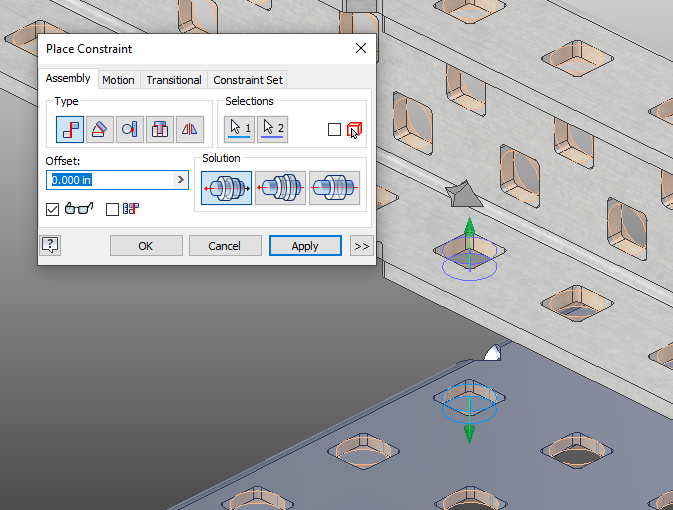 Mate Constraint on Inner Drive Channel