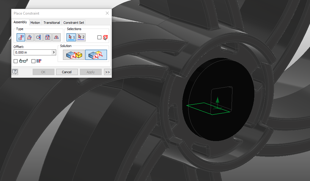 Flush Selection on Wheel