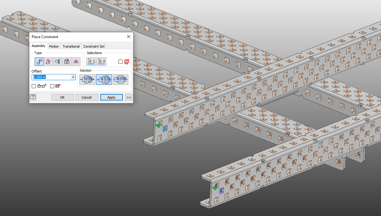 Mate Constraint between two C-Channels