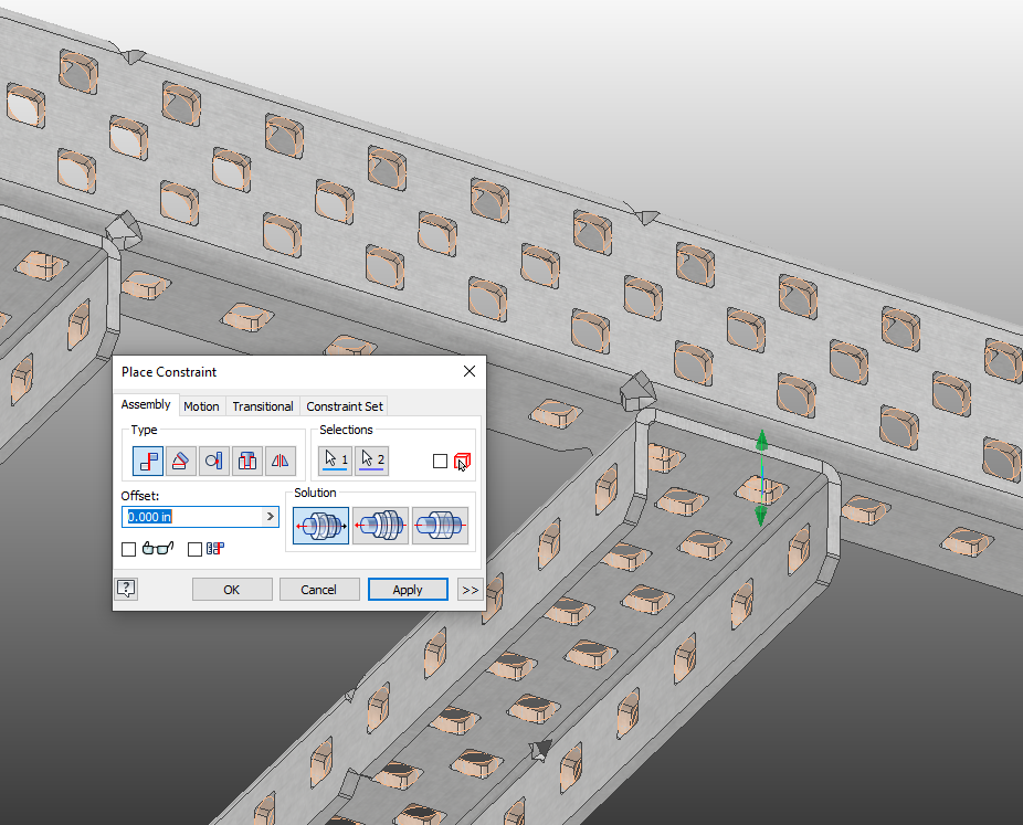 Mate Constraint between two C-Channels