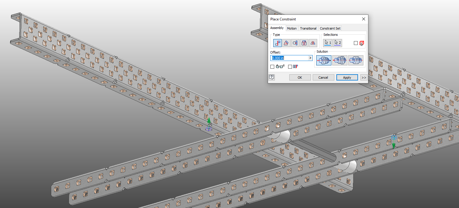 Mate Constraint between two C-Channels