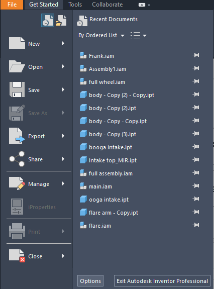 File Menu