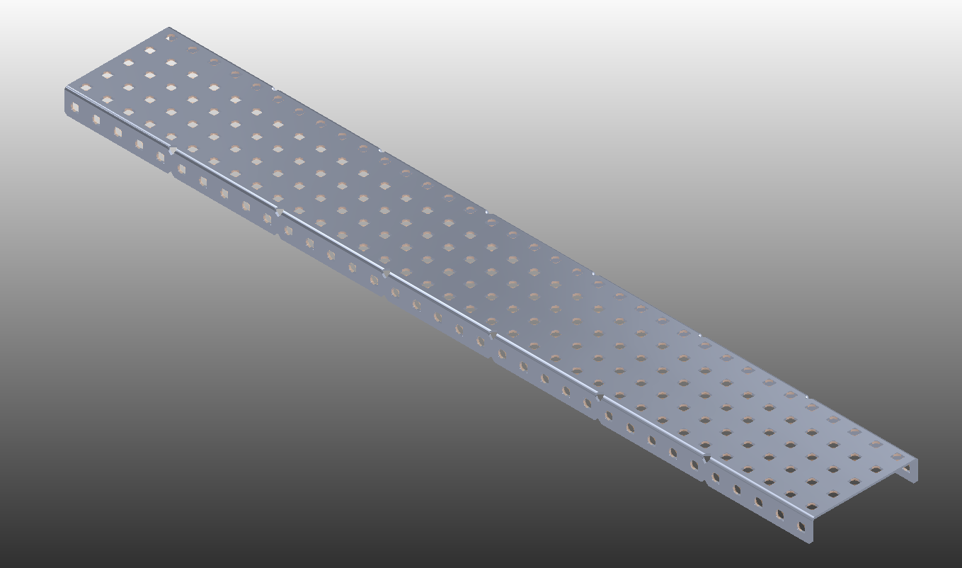 Steel 5 Wide with Shaded Visual Style