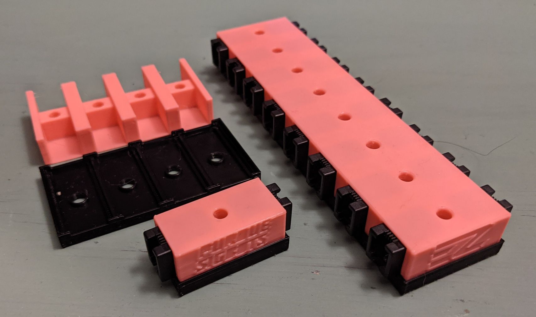 Assembled ESD Boards inside 3D printable case.