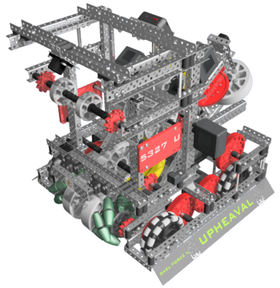 An example of an Inventor assembly representing a prototype robot that could be displayed in documentation.