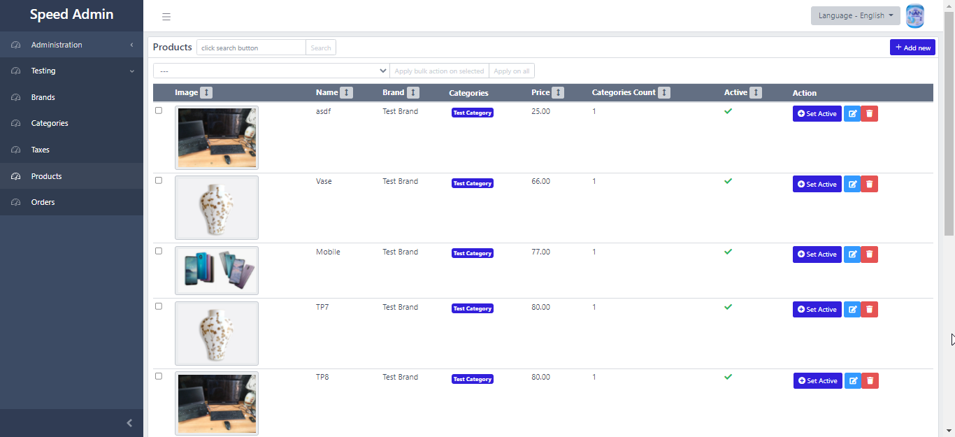 Easy to create datatables (grid)