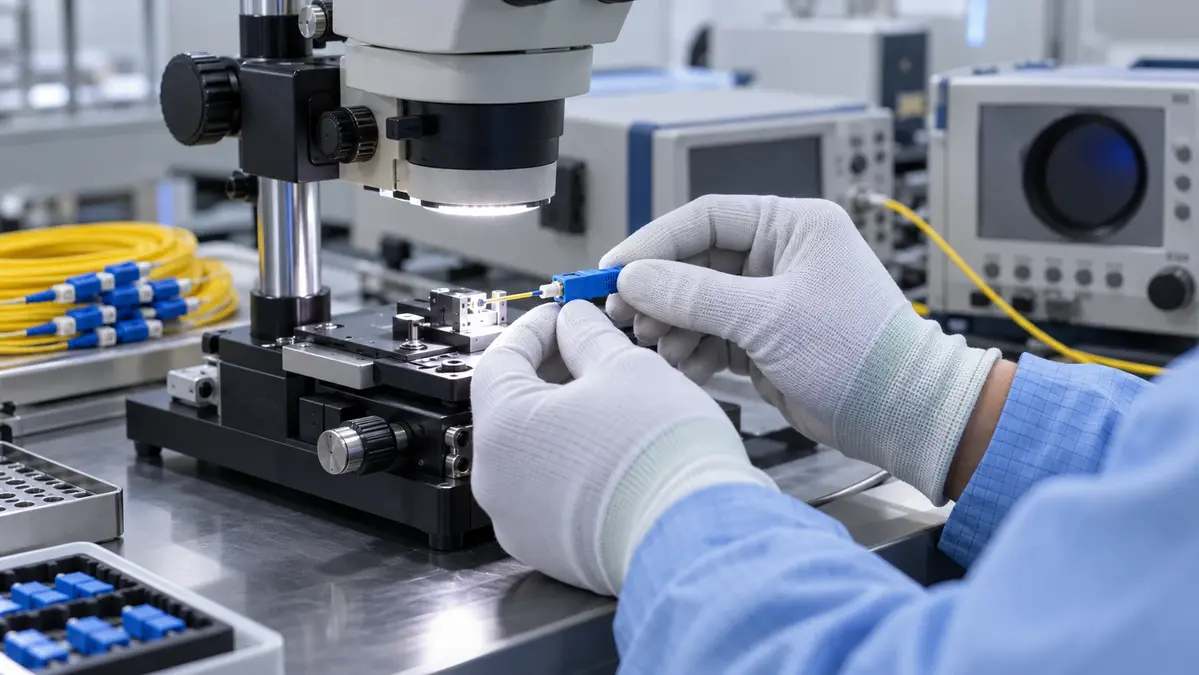 Optical fiber quality inspection