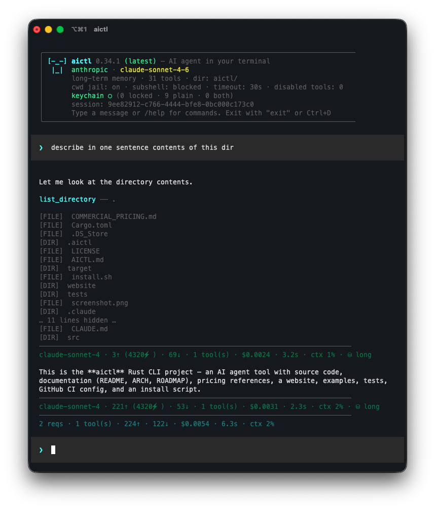 aictl screenshot