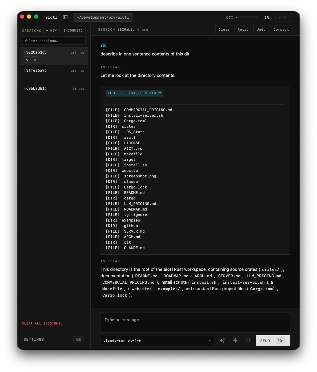 aictl screenshot desktop