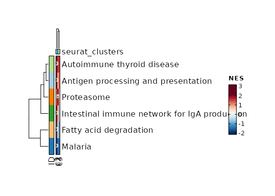 GSEA summary for all subsets