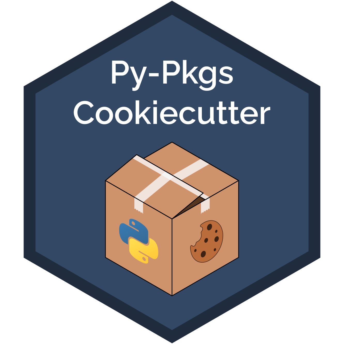 The Py-Pkgs-Cookiecutter logo.
