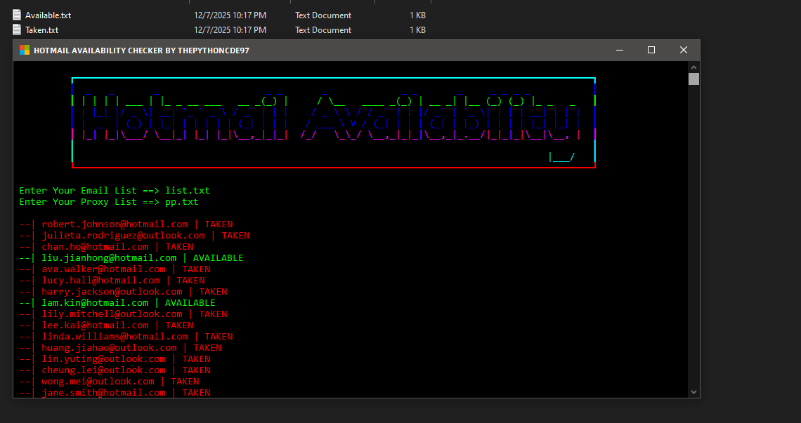 hotmail-email-availability-checker