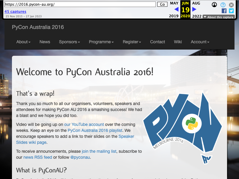 https://web.archive.org/web/20200619053145/https://2016.pycon-au.org/