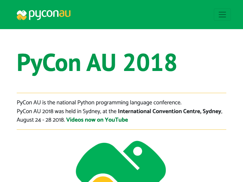 pyconau/2018.pycon-au.org