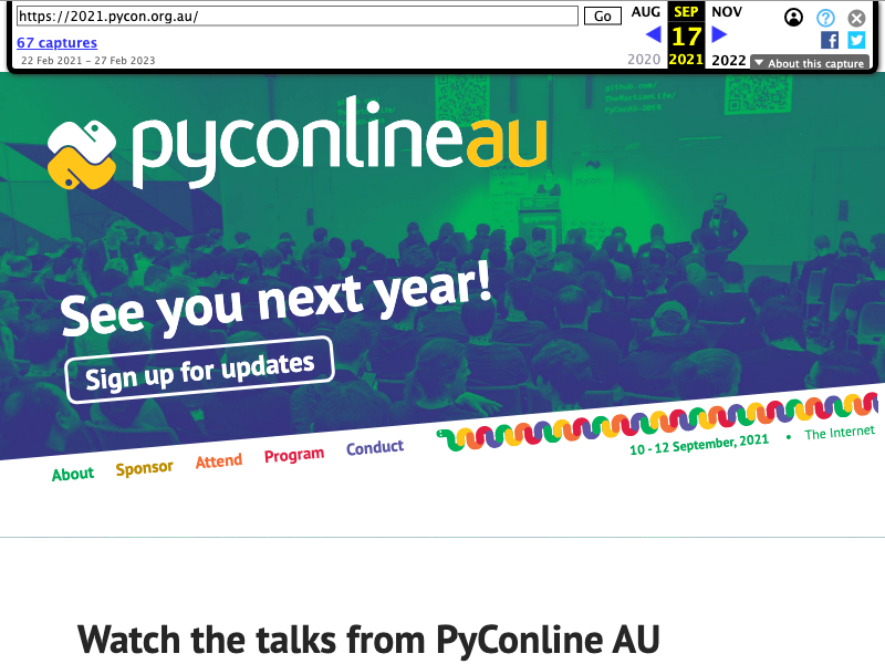 https://web.archive.org/web/20210917223112/https://2021.pycon.org.au/