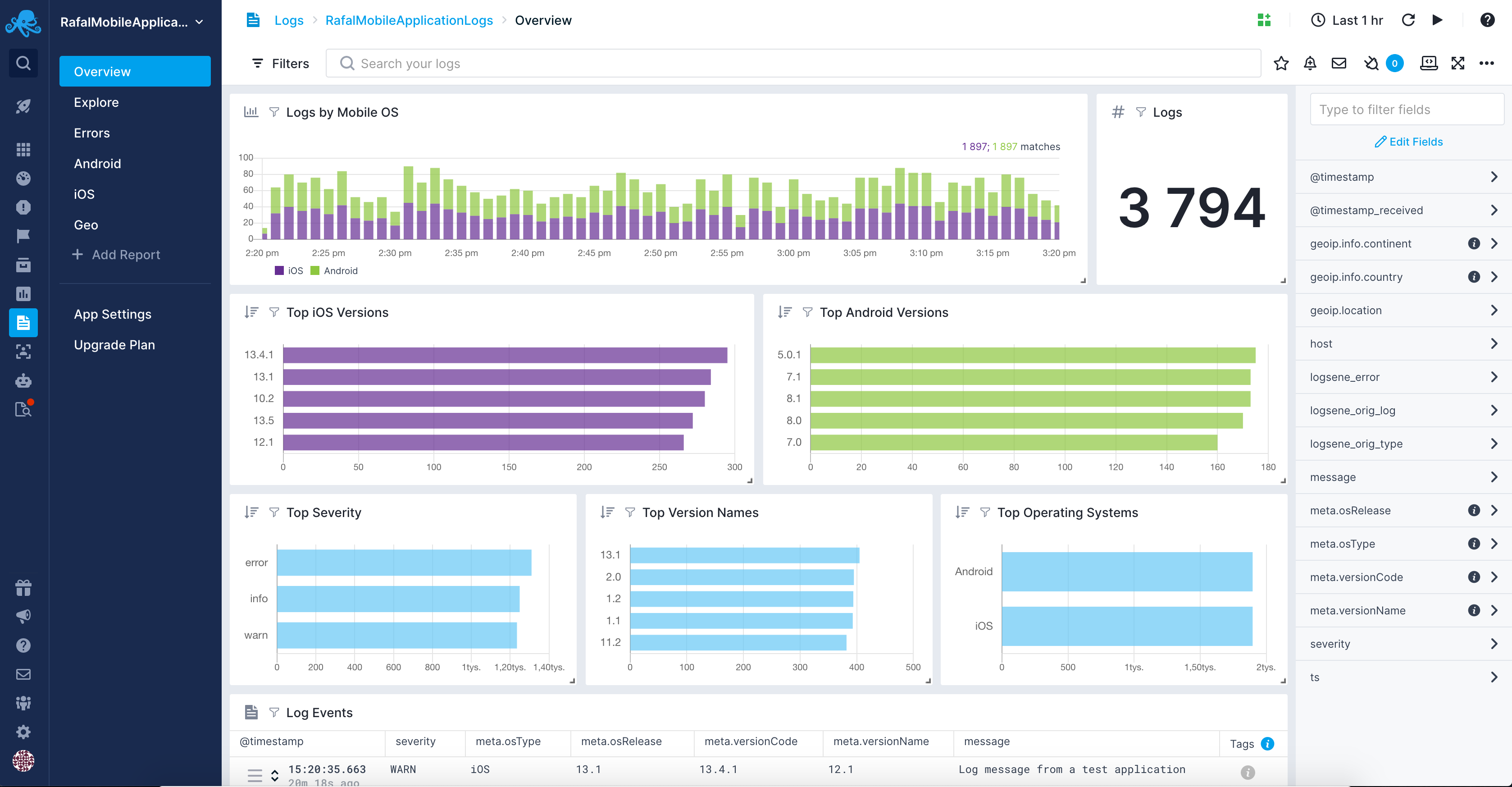 Mobile Logpack Overview