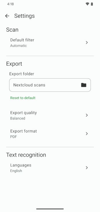 Screenshot 4 of FairScan — opens full size